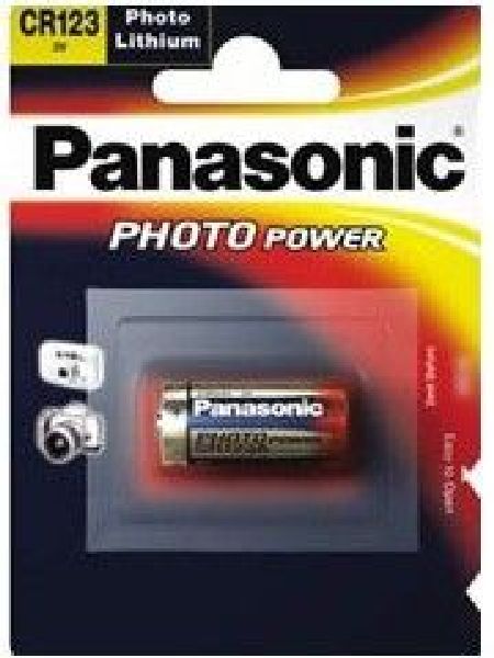 Panasonic CR123 - 1550 mAh - 3V  Pile photo - CR123-P