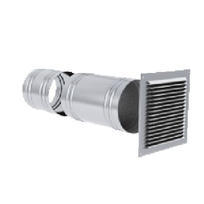 External aluminum rain grille Ø250 mm - GCRA250