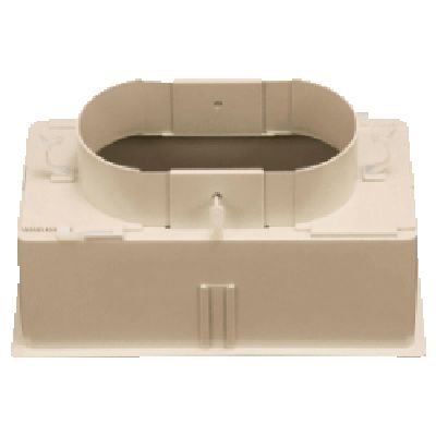 ABS plenum axial outlet telesc. 400x100 - PGPA4010