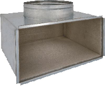 Plenum met. Outlet L1000x150iso Plenum 1000x150 *PP40I1000150* - PGML10015