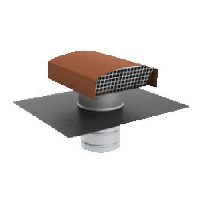 [AX-CTTM160] Metal tile roof cap ø160 - CTTM160